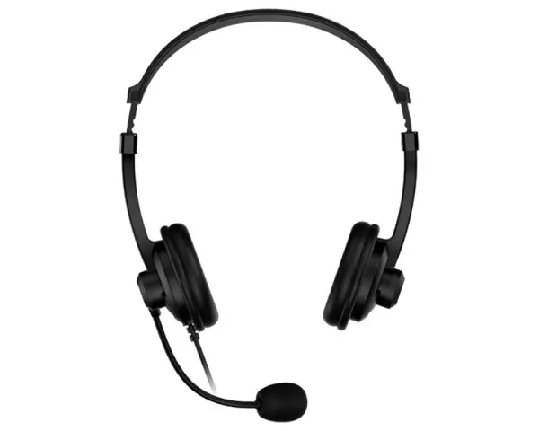 GENIUS HS-230U USB-C crne slušalice sa mikrofonom 