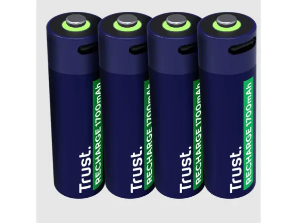Punjive baterija TRUST USB-C  4P - AA4 komUSB-C kabel 4P crna' ( '25631' ) 