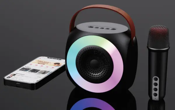 SPK-L2 ** Gembird Bluetooth zvucnik RGB, 10W, 1800mAh, microSD, AUX + mikrofon 500mAh (1360)