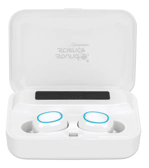 Slušalice TWS Manhattan 180399 Bluetooth 5.0 bele