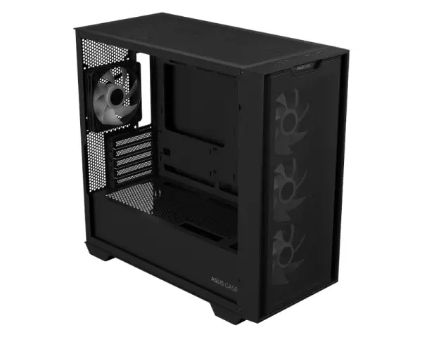 ASUS A21 PLUS TG ARGB micro-ATX kućište crno (2)