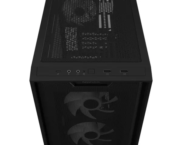 ASUS A21 PLUS TG ARGB micro-ATX kućište crno (2)