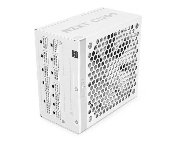 NZXT C1200 Gold ATX 3.X 1200W (PA-2G2BW-EU) modularno napajanje belo 