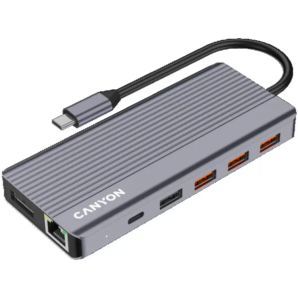 CANYON hub DS-16 13in1 4k USB-C Grey ( CNS-TDS16 ) 
