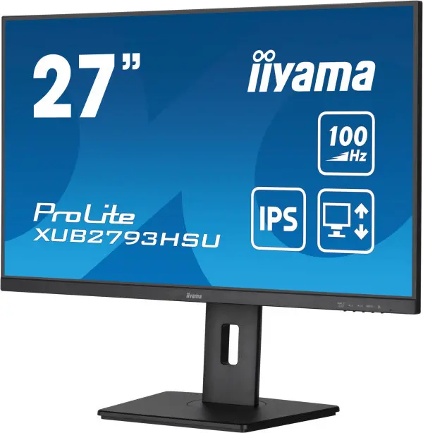 Monitor 27'' Iiyama XUB2793HSU-B6 IPS 1920x1080100Hz1msHDMIDPUSBzvučnici