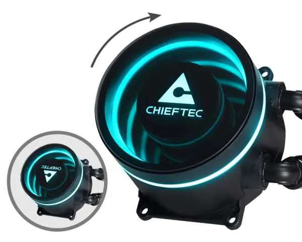 CHIEFTEC Iceberg 360 DARK CLC-360-BLK vodeno hlađenje 