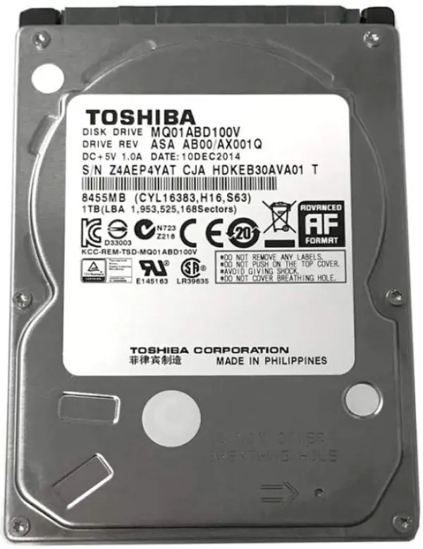 HDD 2.5 * 1TB SET USB 3.0 SATA eksterno kuciste + 1TB MQ01ABD100V TOSHIBA  EE2-U3S9-6 (3899)