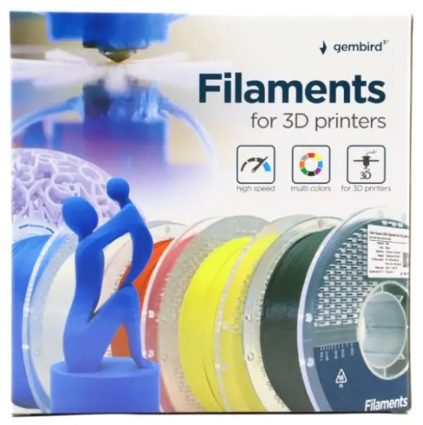 3DP-PLA1.75HY-01-W PLA filament velike brzine za 3D stampac 1.75mm, kotur 1KG WHITE