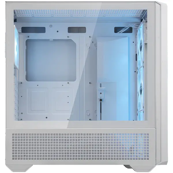 COUGAR | MX600 White | PC Case | Mid Tower  Mesh Front Panel  3 x 140mm + 1 x 120mm Fans  Transparent Left Panel ( CGR-57C9W-RGB )