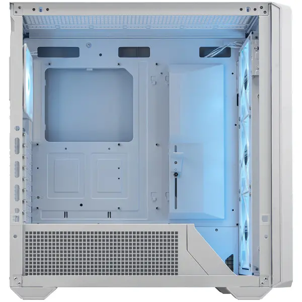 COUGAR | MX600 White | PC Case | Mid Tower  Mesh Front Panel  3 x 140mm + 1 x 120mm Fans  Transparent Left Panel ( CGR-57C9W-RGB )