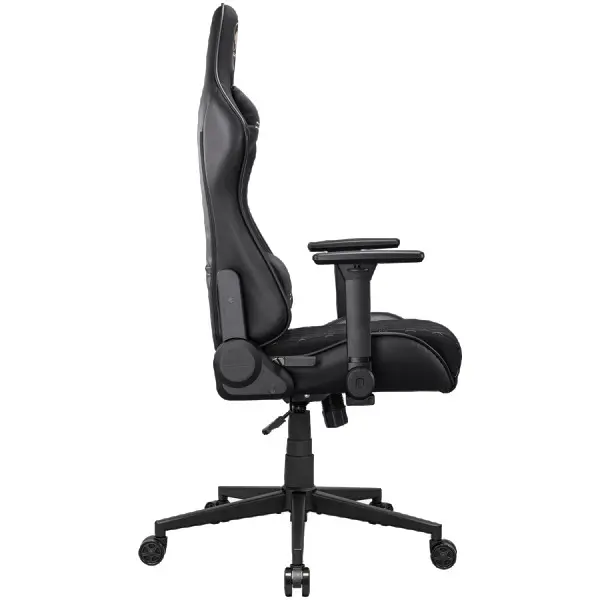 COUGAR Gaming chair Armor One V2 Gold F, Breathable PVC Leather, Classic high-back design, Adjustable Design, 4D Folding Armrests, Recliner