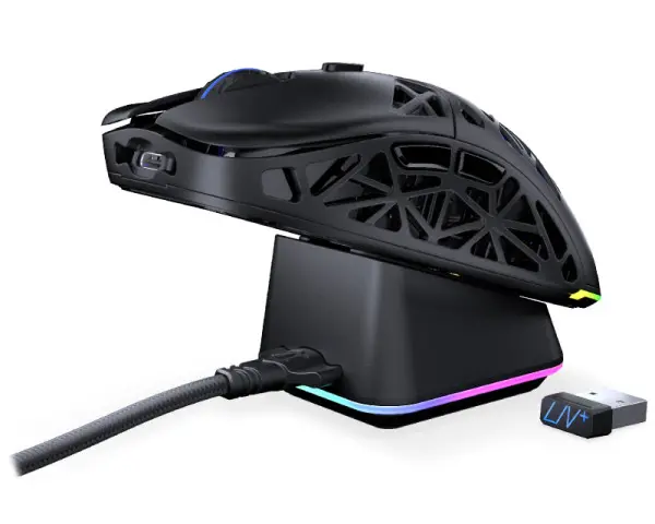 ENDORFY LIV Plus Wireless PAW3395 crni miš (EY6A016) 