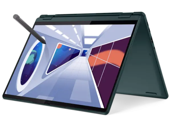 Laptop LENOVO Yoga 6 13ABR8 DOS13.3'' WUXGARyzen 7-7730U16GB1TBFPRbacklit SRBpetrol' ( '83B2009HYA' ) 