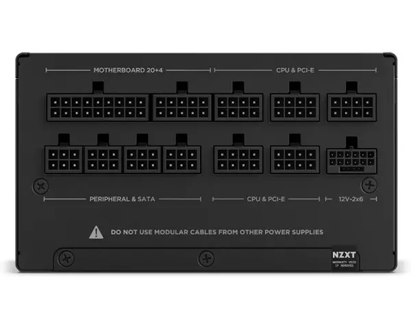 NZXT C1000 Gold ATX 3.X 1000W (PA-0G2BB-EU) modularno napajanje crno 
