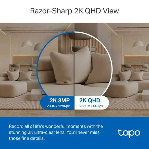 Wi-Fi kamera TP-Link Tapo C220 PZT4MPQHDdo 512GB