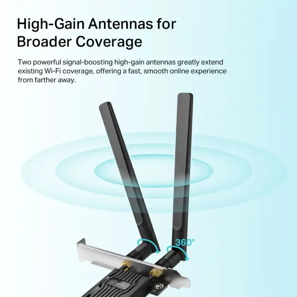 LAN MK PCI-E TP-Link Archer TX20E WiFi AX1800Bluetooth 5.2