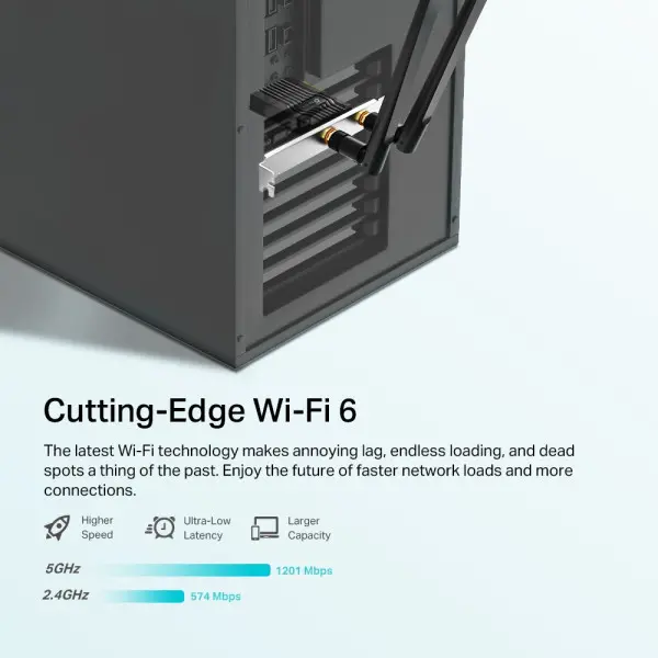 LAN MK PCI-E TP-Link Archer TX20E WiFi AX1800Bluetooth 5.2