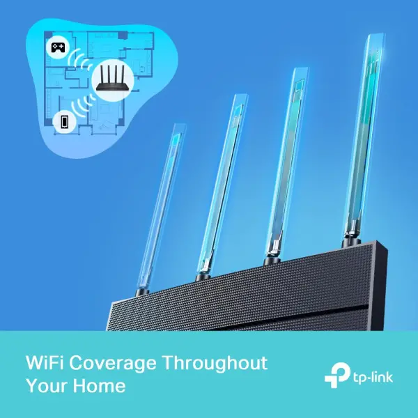 LAN Router TP-Link Archer AX17 AX1500WiFi63xGLAN+1xGWAN