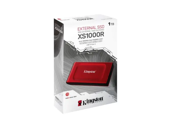 SSD KINGSTON XS1000 1000GBeskterniUSB 3.2crvena' ( 'SXS1000R1000G' ) 
