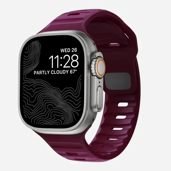 Narukvica za Apple watch 45/49mm bordo