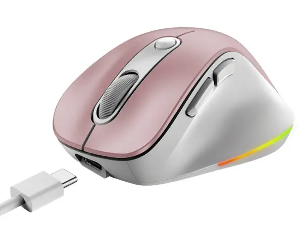 GENIUS Ergo 9000S Pro Pink USB Bežični rozi miš 