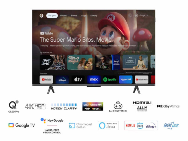 Televizor TCL 43C655QLED43''4K HDR PROGoogle TV' ( '43C655' ) 