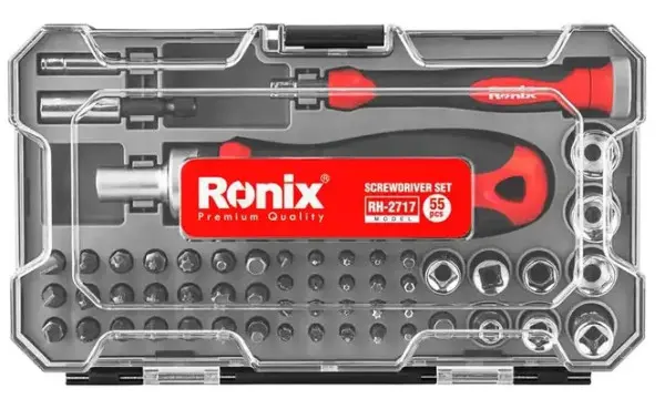 Univerzalni SET odvijaca sa nastavcima 56-DELNI CRV RH-2717 PLC