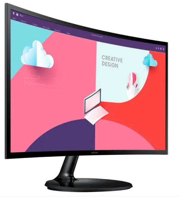 Monitor 24inc SAMSUNG LS24C360EAUXEN /VA,zakrivljen/1920X1080/75Hz/4ms GtG/VGA,HDMI/Freesync/VESA