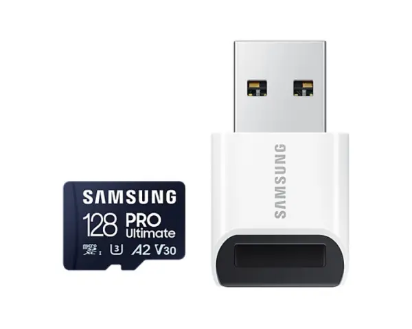 SAMSUNG Memorijska kartica PRO Ultimate MicroSDXC 128GB U3 + USB reader MB-MY128SB 