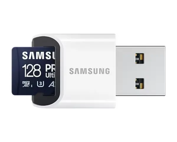 SAMSUNG Memorijska kartica PRO Ultimate MicroSDXC 128GB U3 + USB reader MB-MY128SB 