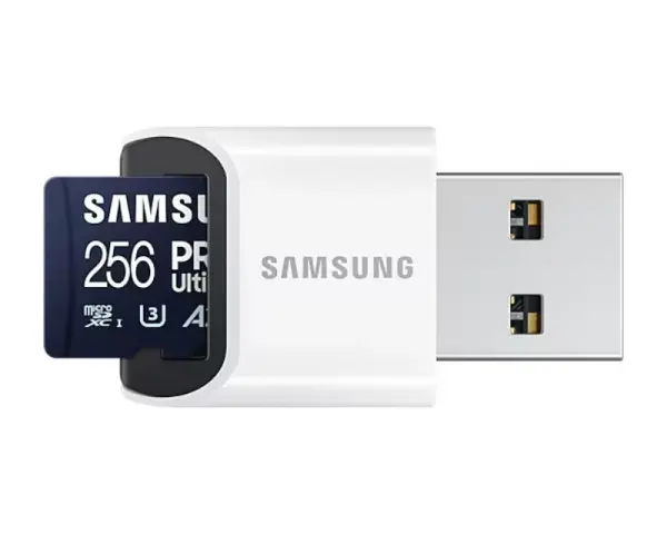 SAMSUNG Memorijska kartica PRO Ultimate MicroSDXC 256GB U3 + USB reader MB-MY256SB 