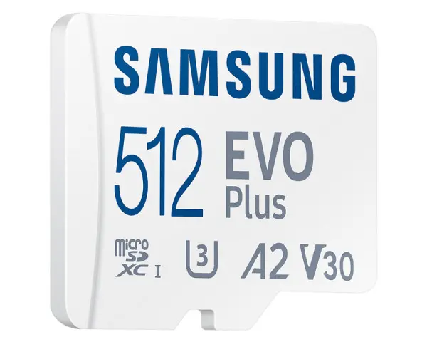 SAMSUNG Memorijska kartica EVO PLUS MicroSD 512GB class 10 + Adapter MB-MC512SA 