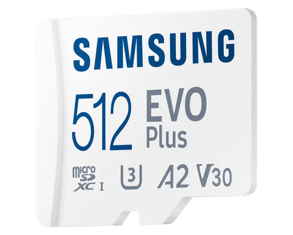 SAMSUNG Memorijska kartica EVO PLUS MicroSD 512GB class 10 + Adapter MB-MC512SA 