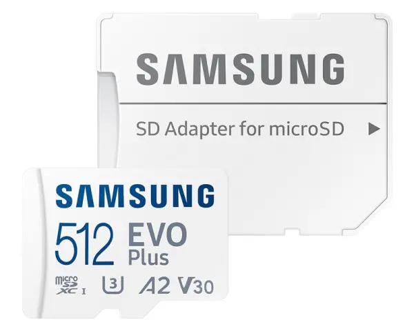 SAMSUNG Memorijska kartica EVO PLUS MicroSD 512GB class 10 + Adapter MB-MC512SA 