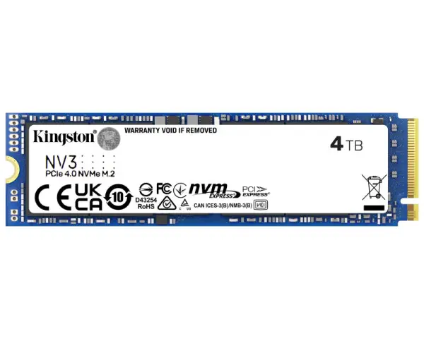 KINGSTON 4TB M.2 NVMe SNV3S4000G series NV3 SSD 