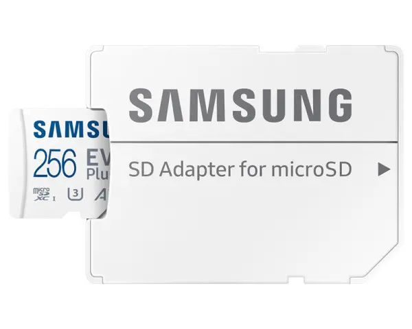 SAMSUNG Memorijska kartica EVO PLUS MicroSD 256GB class 10 + Adapter MB-MC256SA 