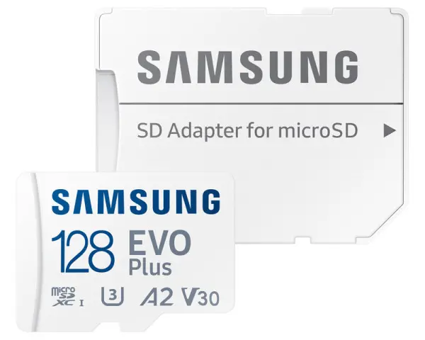SAMSUNG Memorijska kartica EVO PLUS MicroSD Card 128GB class 10 + Adapter MB-MC128SA 