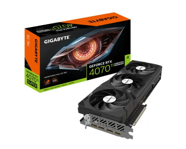 GIGABYTE nVidia GeForce RTX 4070 Ti SUPER 16GB 256bit GV-N407TSWF3MAXOC-16GD grafička karta