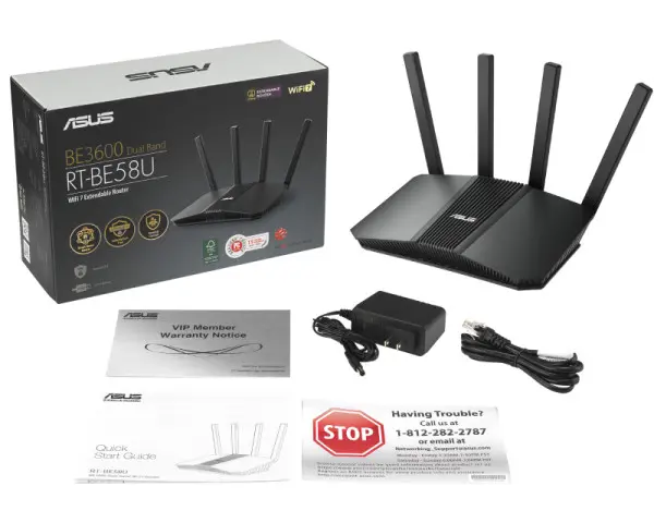 ASUS RT-BE58U Dual-Band Wi-Fi 7 Router 