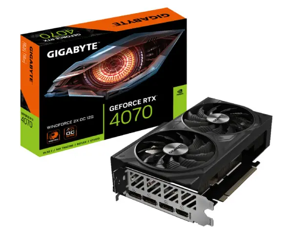 GIGABYTE nVidia GeForce RTX 4070 12GB 192bit GV-N4070WF2OC-12GD grafička karta