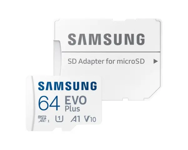 SAMSUNG Memorijska kartica EVO PLUS MicroSD Card 64GB class 10 + Adapter MB-MC64SA 