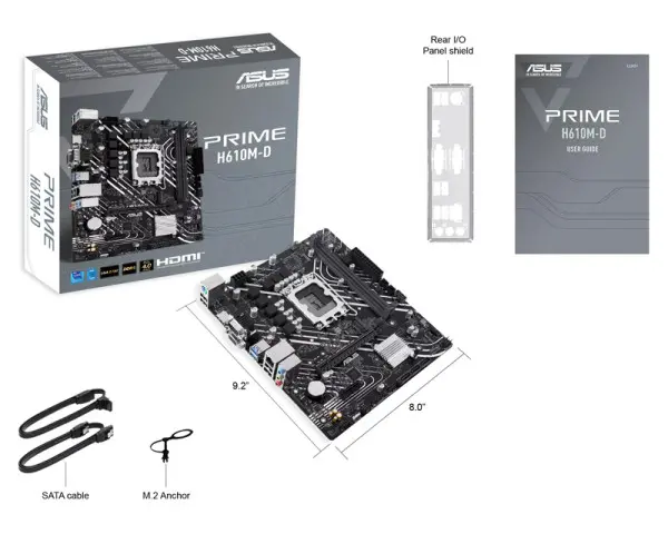 ASUS PRIME H610M-D matična ploča