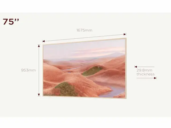 Televizor TCL 75A300WQLED75''4K UHD144HzMatte Screen''Ai'' ArtGoogle TVframe' ( '75A300W' ) 