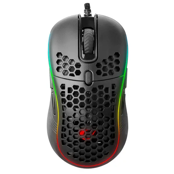 Miš USB Rampage SMX-R85 GENTLE RGB crni
