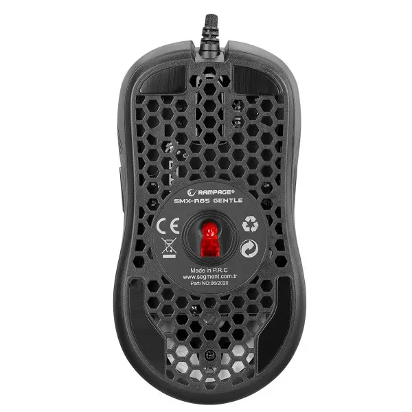 Miš USB Rampage SMX-R85 GENTLE RGB crni
