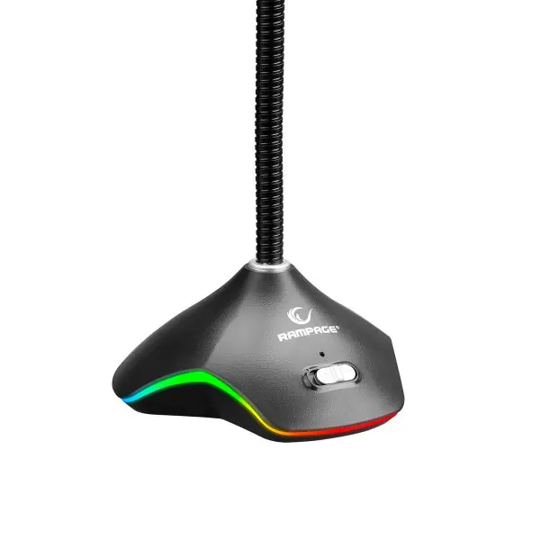 Mikrofon Rampage RMX-M7 PYTHON 3.5mm crnacrvena