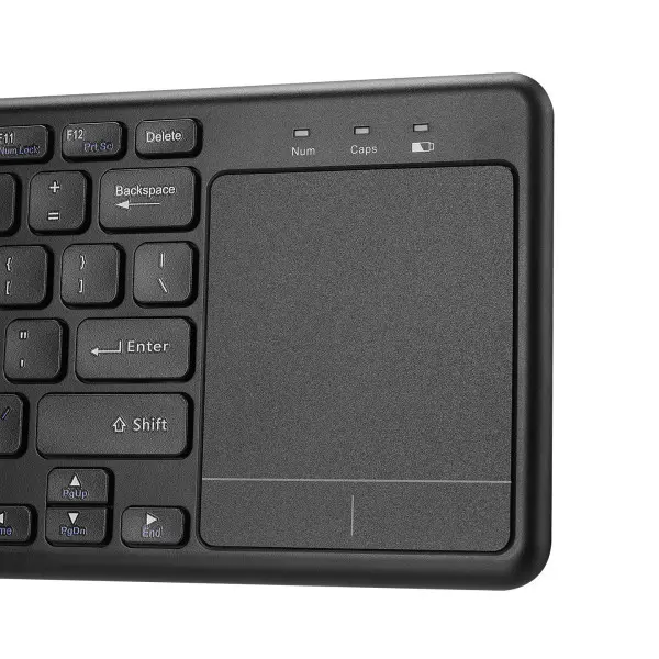Tastatura WiFi Everest EKW-155 TouchPad US crna