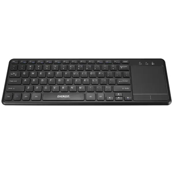 Tastatura WiFi Everest EKW-155 TouchPad US crna