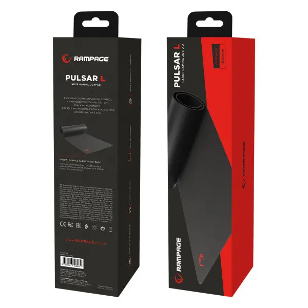 Podloga za miš Addison Rampage Pulsar L 300x700x3mm crna