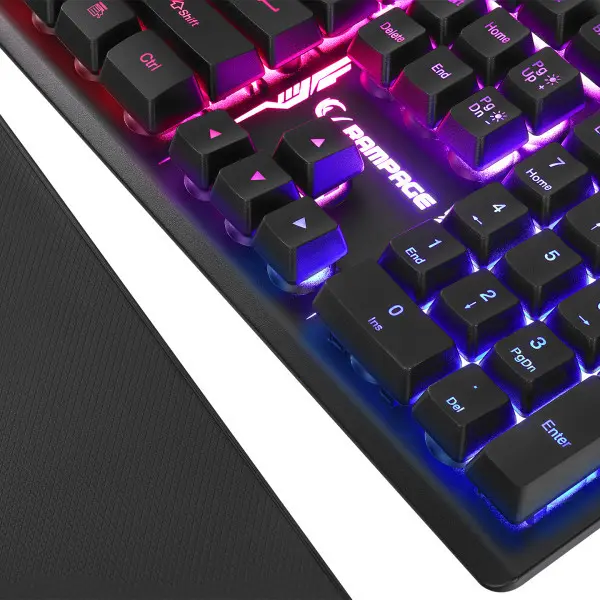 Tastatura USB Rampage KB-RX77 RUNNER US crna